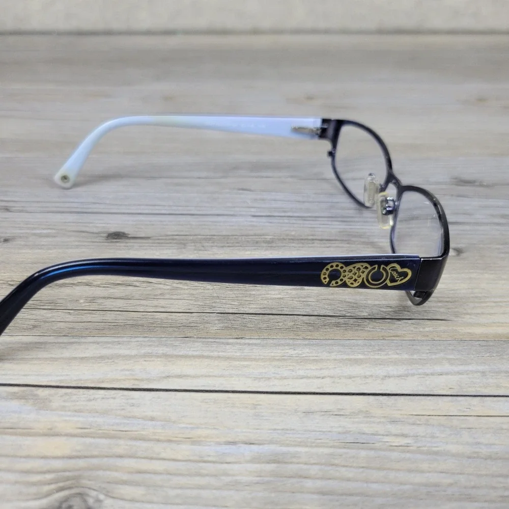 Coach Eyeglass Frames HC 5007 Willow 9047 Satin Blue Rectangular Women 52-16-135